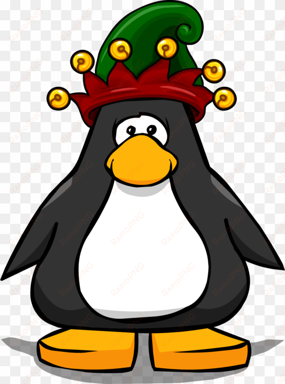 the jingle bell from a player card - club penguin bucket hat