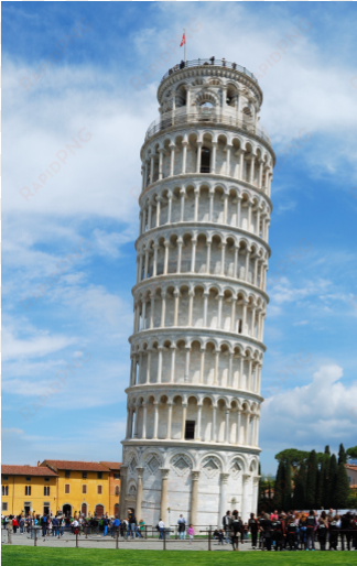 the leaning tower of pisa is - piazza dei miracoli