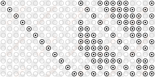 the left half is the identity matrix - binary golay code