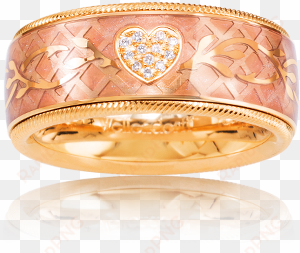 the limited-edition ring diamond heart rosé - wellendorff diamond heart