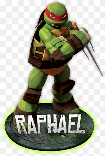 the logo looks like the original comic book logo - ninja turtles mask raphael