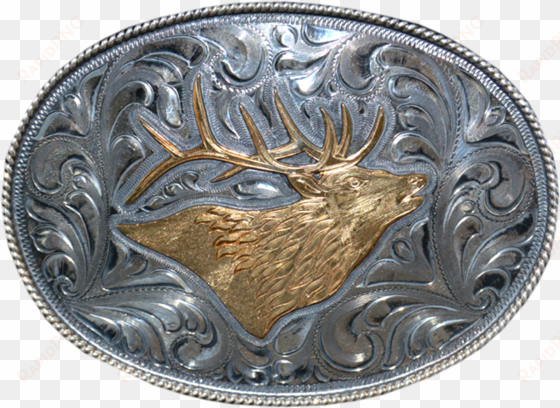 the los alamos trophy buckle - gold