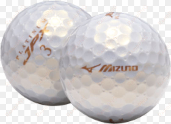 the luxurious soft feel is a result of a 5 piece construction - mizuno jpx platinum golf balls