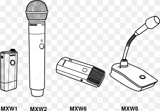 the mxw1, mxw6, and mxw8 microphones include a headphone - computer hardware