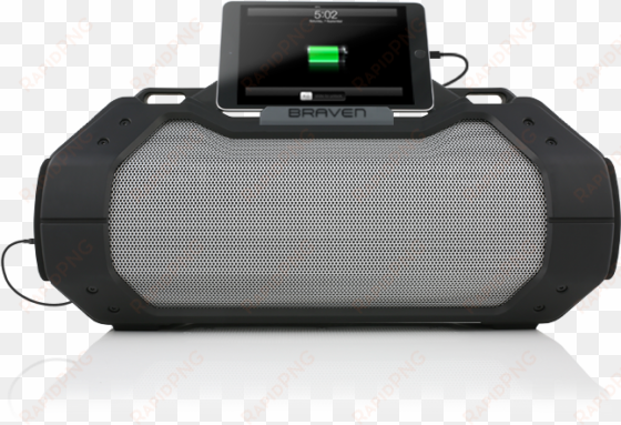 the new braven brv-xxl rugged boombox style speaker - braven brv-xxl large portable wireless bluetooth speaker