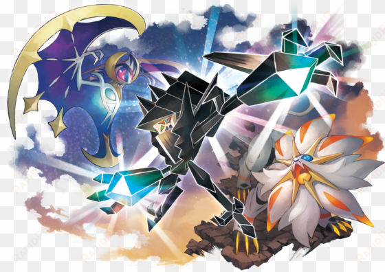 the new pokémon games on the nintendo 3ds are the most - solgaleo lunala and necrozma