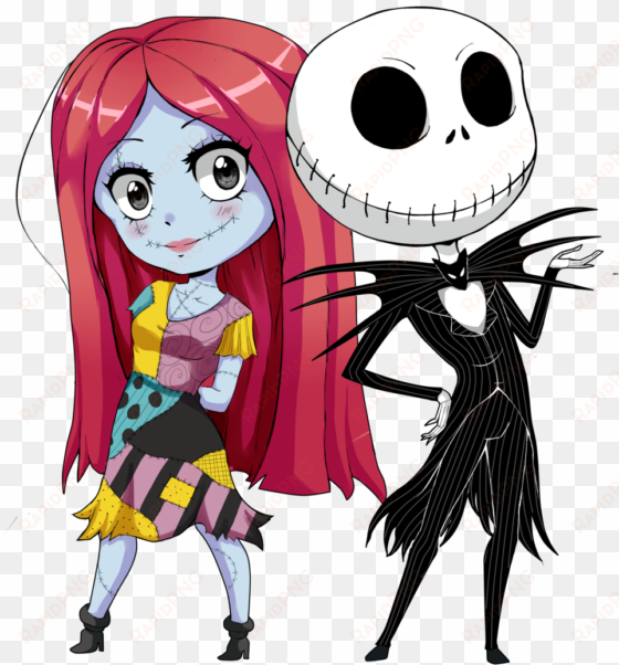 the nightmare before christmas - jack and sally vector