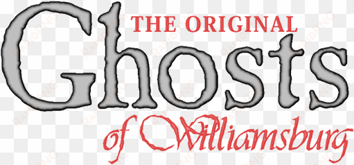 The Original Ghost Tour - Calligraphy transparent png image