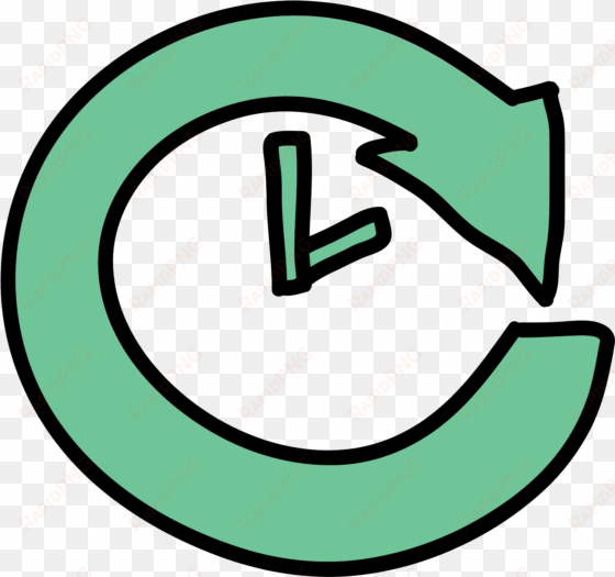 The Past Icon Is A Represented With A Clock - Portable Network Graphics transparent png image