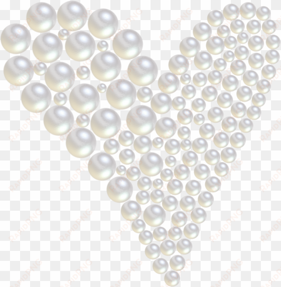 the pearl heart "shape" came from a red pearl heart - pearl heart png