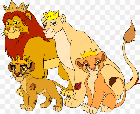 the pencil and in color - lion king simba's family