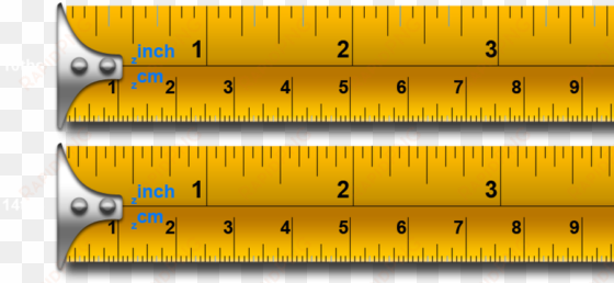 the picture above shows measuring tapes if they were - metric tape measure vs imperial