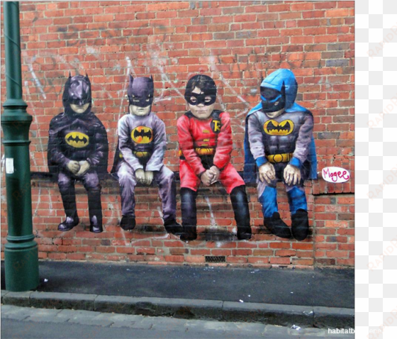 the place to be for street art and fun - superhero graffiti