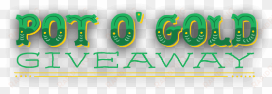 the pot o' gold giveaway has ended - graphic design