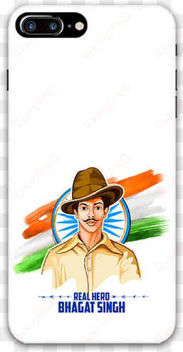 the real hero bhagat singh iphone 8 plus mobile back - bhagat singh real