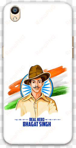 the real hero bhagat singh oppo f1 plus mobile back - mobile phone