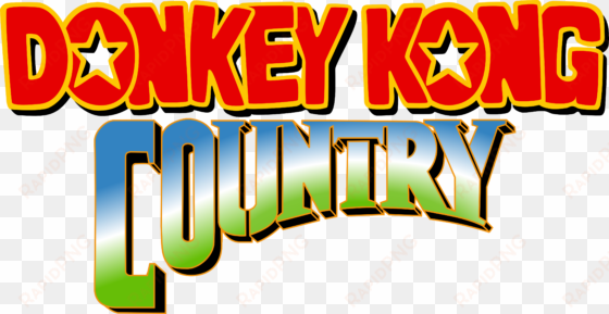 the retro gamer/manuals - donkey kong country logo