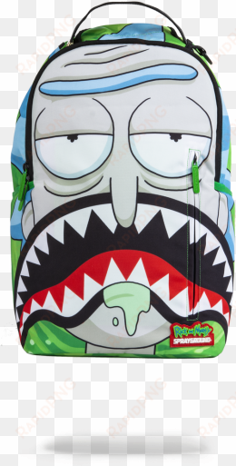 the rick and morty shark , available at the end of - rick and morty sprayground