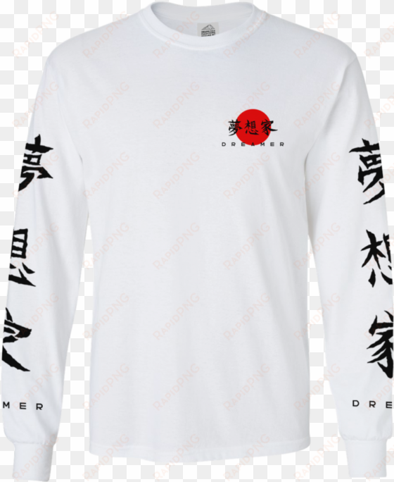 the rising sun long sleeve shirt - long sleeve shirts text on sleeve