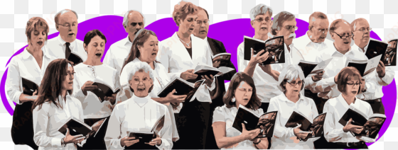 the senior choir leads the church in the singing of - performance