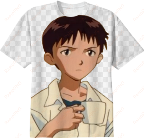 the shinji ikari legacy $38 - evangelion laptop stickers