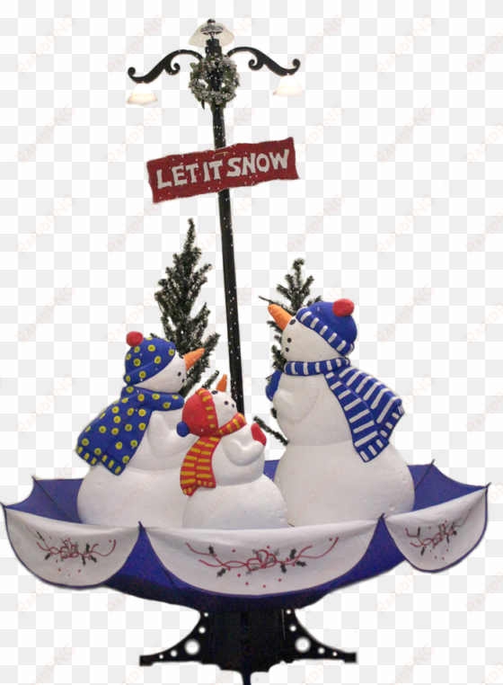 the snowman snowing christmas tree - range snow christmas tree