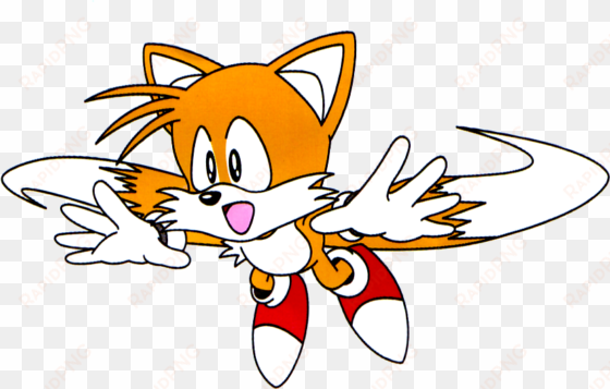 the - sonic mania tails flying