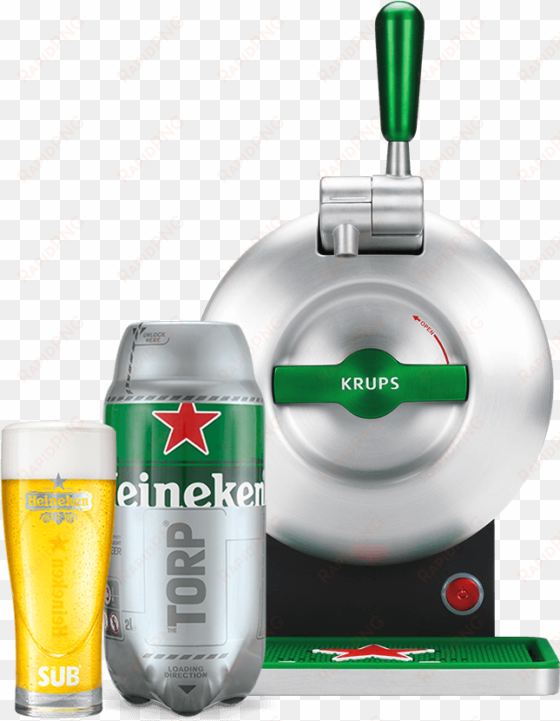 the sub heineken edition - sub draught beer tap for home