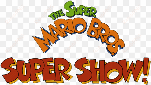 the super mario bros - super mario bros super show logo