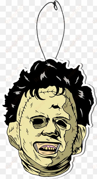 the texas chainsaw massacre leatherface scare freshener - leatherface