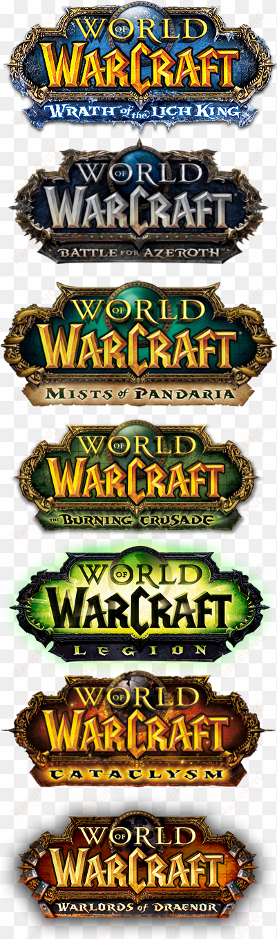 the two expansions with blue logos are wrath of the - world of warcraft comeback meme