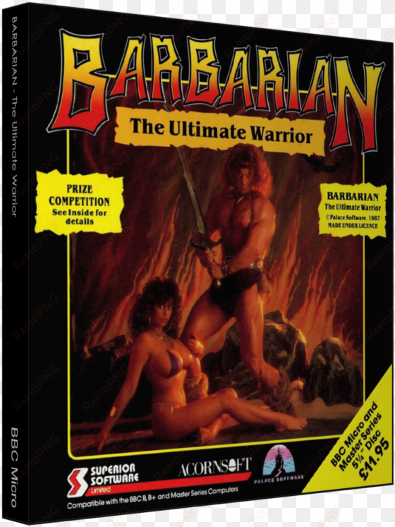 the ultimate warrior - barbarian the ultimate warrior c64 cover
