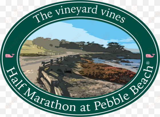 the vineyard vines half marathon at pebble beach®logo - half marathon at pebble beach