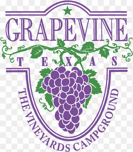 the vineyards campground & cabins on grapevine lake - city of grapevine logo