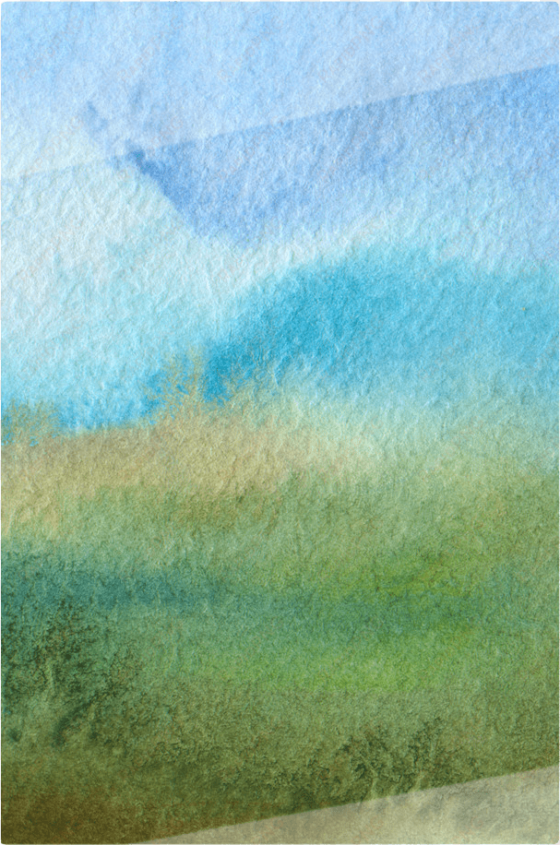 the watercolour print - grass