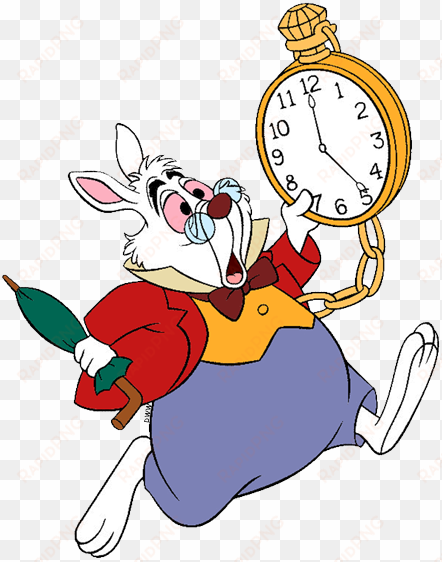 the white rabbit clip art - i m late for a very important date