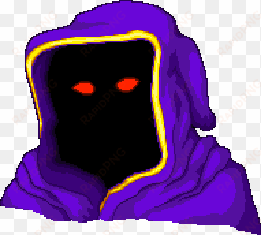 the wizard's face has been stolen - purple wizard