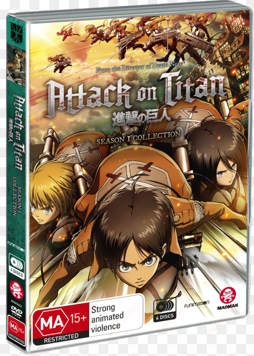 "the world it creates is not only imaginative but also - attack on titan season 1 (dvd)
