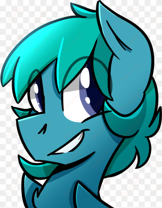 themodpony, avatar, blue, bust, colored pupils, commission, - cartoon