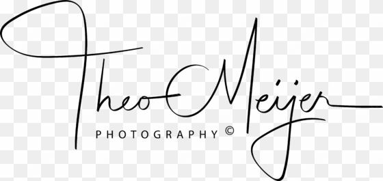 theo meijer photography - calligraphy