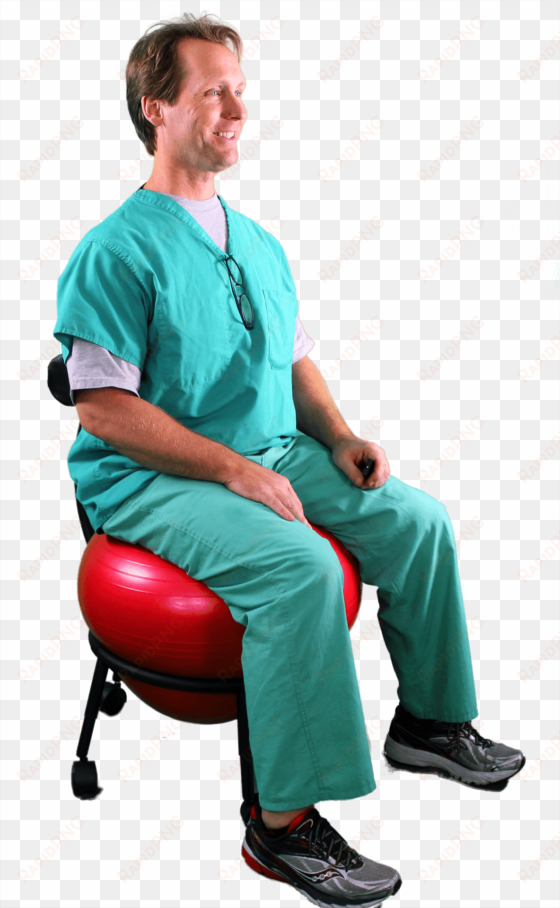 therapeutic ball seat-helps build a healthier back, - pain