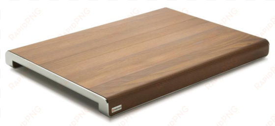 thermo beech cutting board with stainless steel frame - wüsthof cutting board