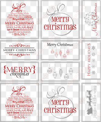These Use Many Of The Designs From Our Own Seasonal - Printable Christmas Gift Tags transparent png image