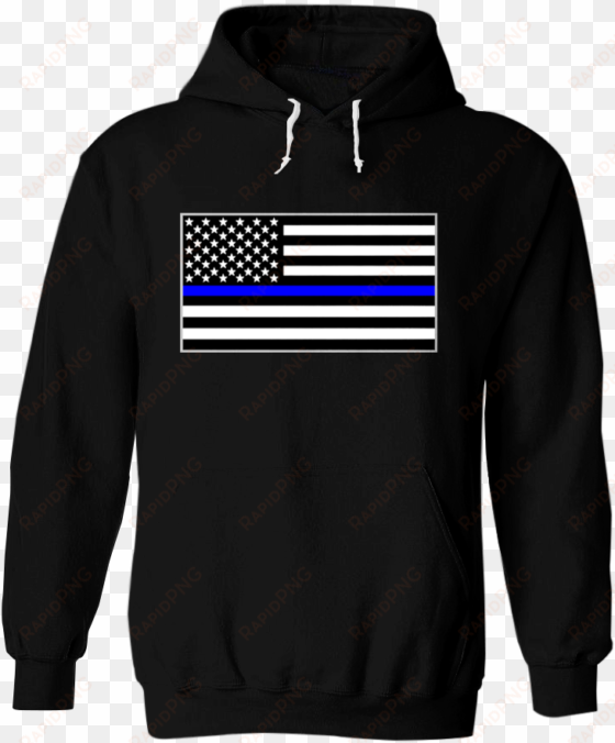 thin blue line police flag hoodie - eat sleep fortnite repeat hoodie