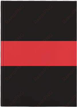 thin red line journal notebook - beige