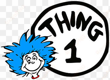 Thing 1 And Thing 2 Shirs Thing - Thing 1 2 3 4 5 transparent png image