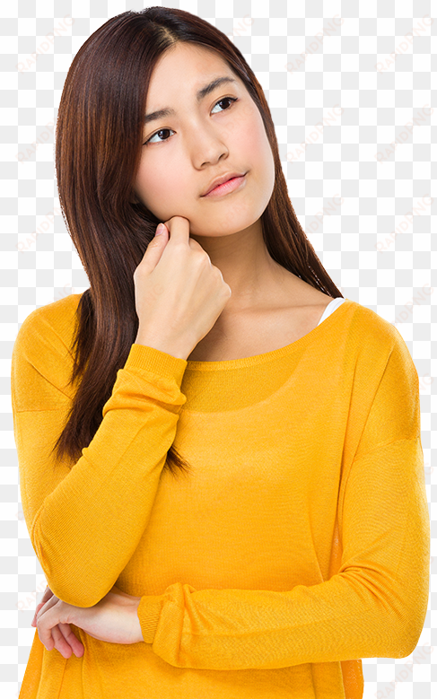 thinking woman png transparent hd photo - thinking woman png