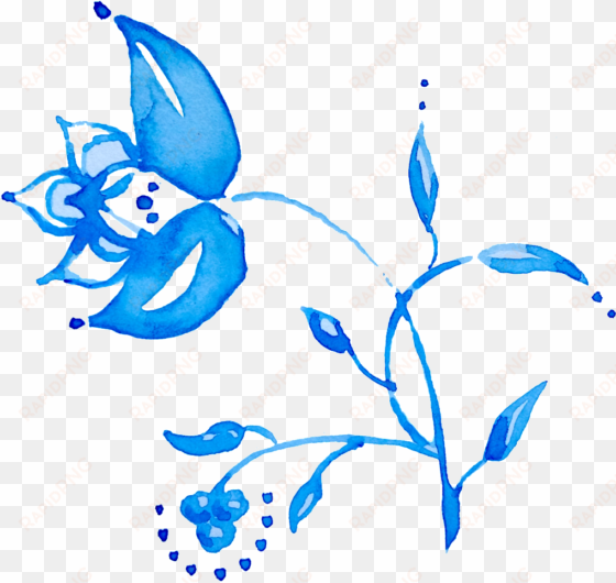 this backgrounds is blue art flower pass transparent - portable network graphics