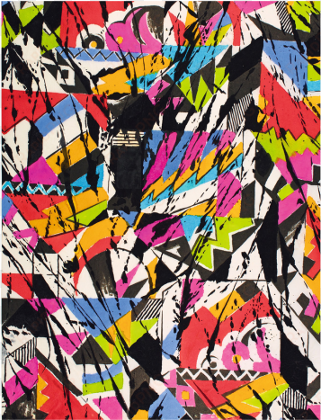 this colorful pattern from the “chaos” section of patterns - modern art