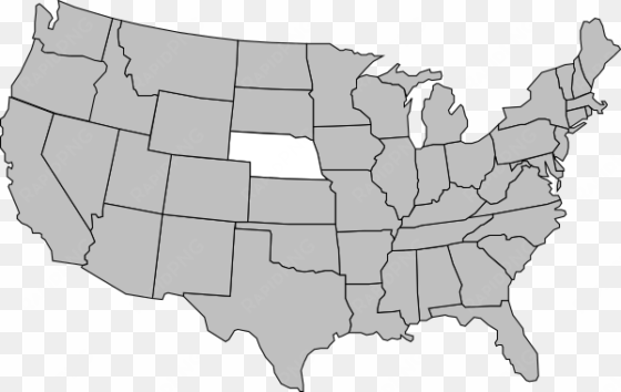 this free clipart png design of nebraska us map clipart